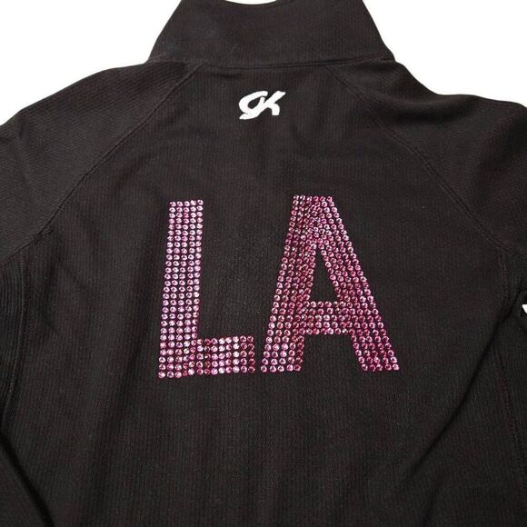 GK ActiveTek Warm-Up Jacket Breast Cancer Ribbon LA 2-4 Juniors - Picture 5 of 7